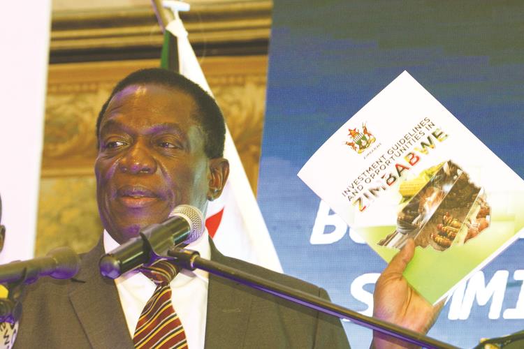 Mnangagwa spells out new economic development model